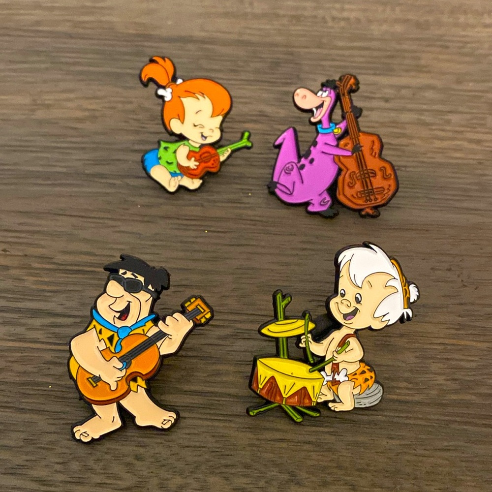 Flintstones Brooch Pins
